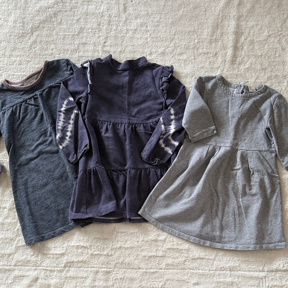 Bundle of Three 5T Dresses